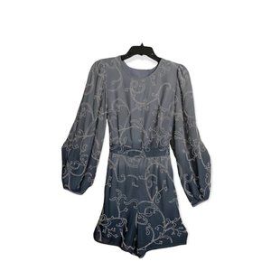 New Small BCBG Beaded Romper